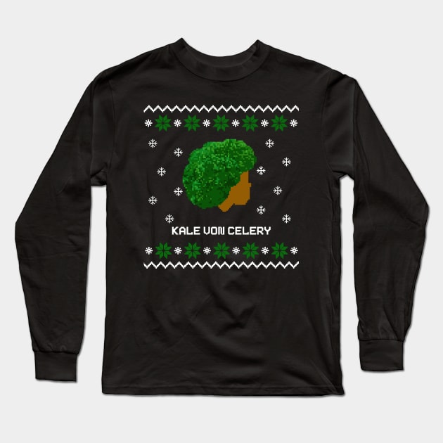 Kale Von Celery Ugly Sweater Long Sleeve T-Shirt by Kale Von Celery